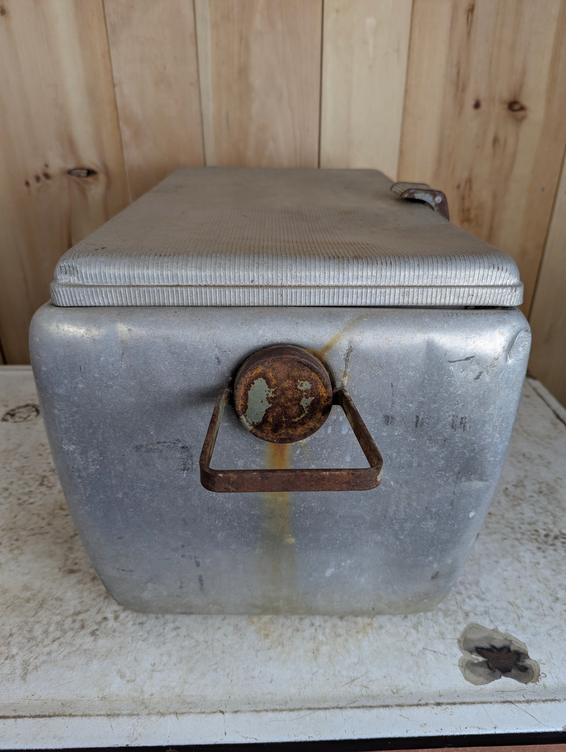 1950’s Vintage Aluminum Pepsi Cola Cooler - view 7
