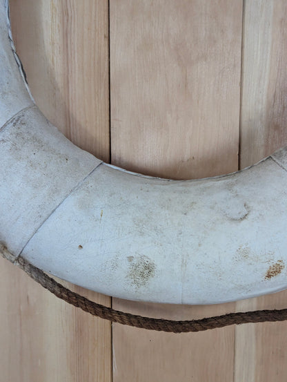 1950’s Vintage Life Preserver Ring labelled T H P (Toronto Harbour Police) - view 5