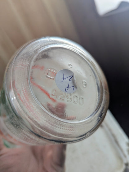 1950s 30oz Hires Root Beer Clear Glass ACL Soda Bottle - view 5