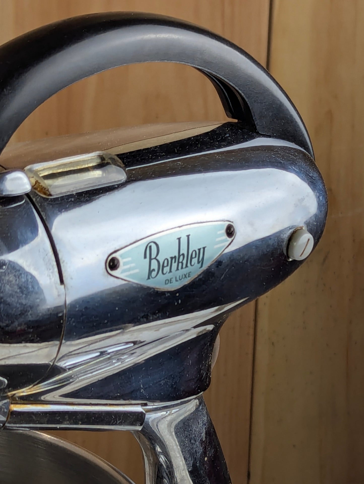 1950s Berkley Deluxe Food Mixer with 2 Bowls and Manual - view 2