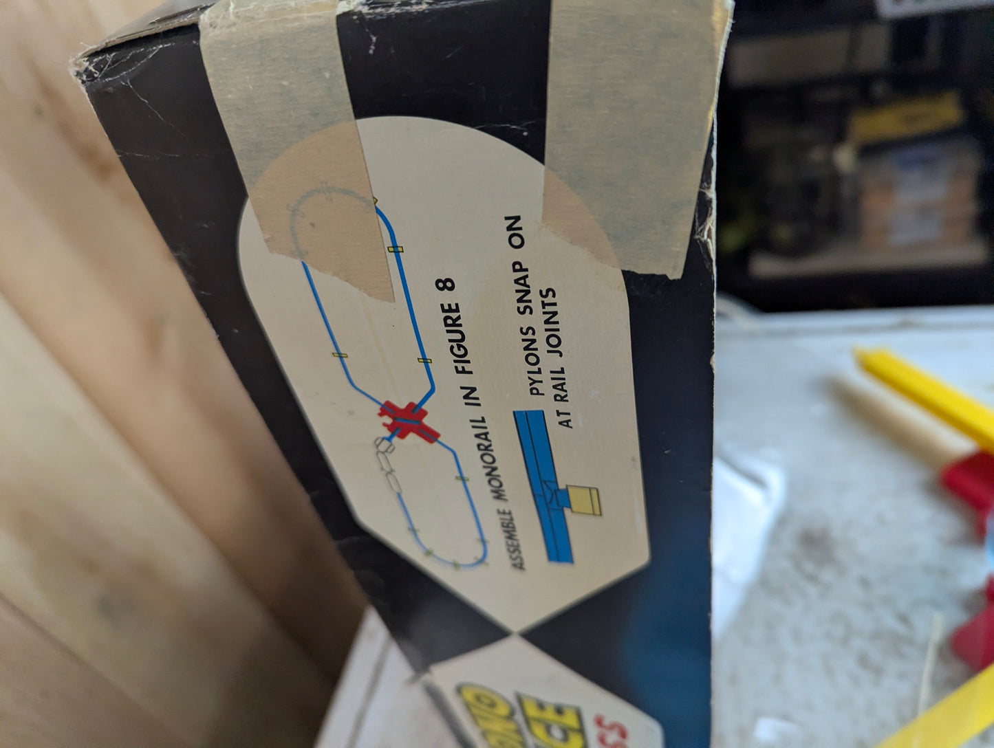 1960’s Mono-Express Toy Monorail Compete Set in Original Box - view 5