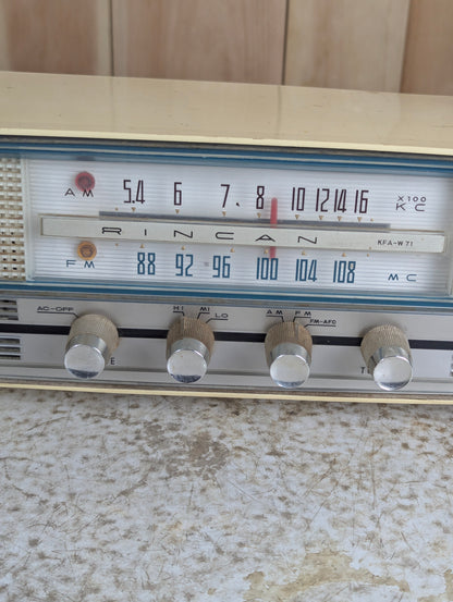 1960’s Vintage Rincan Model KFA-W71 AM FM Radio - view 2