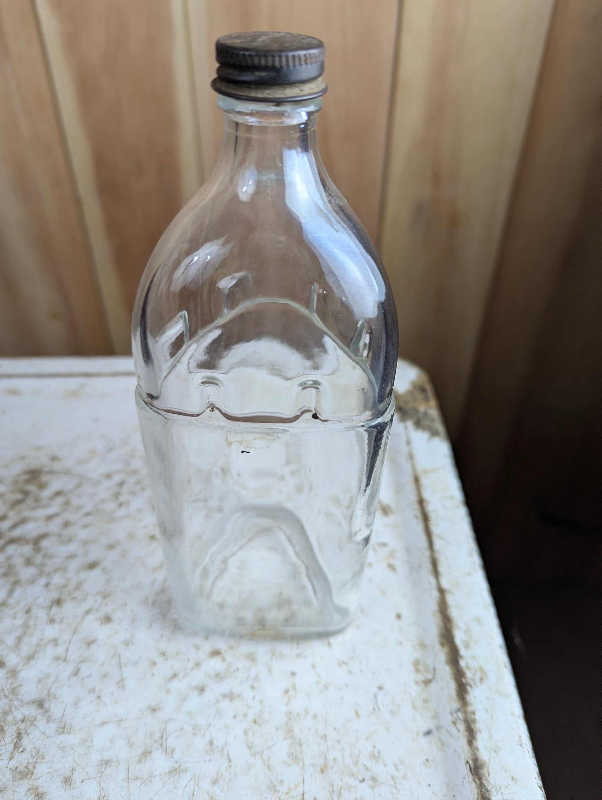 1964 Adell Chemical GM Anti-freeze Triangular Bottle with Cap