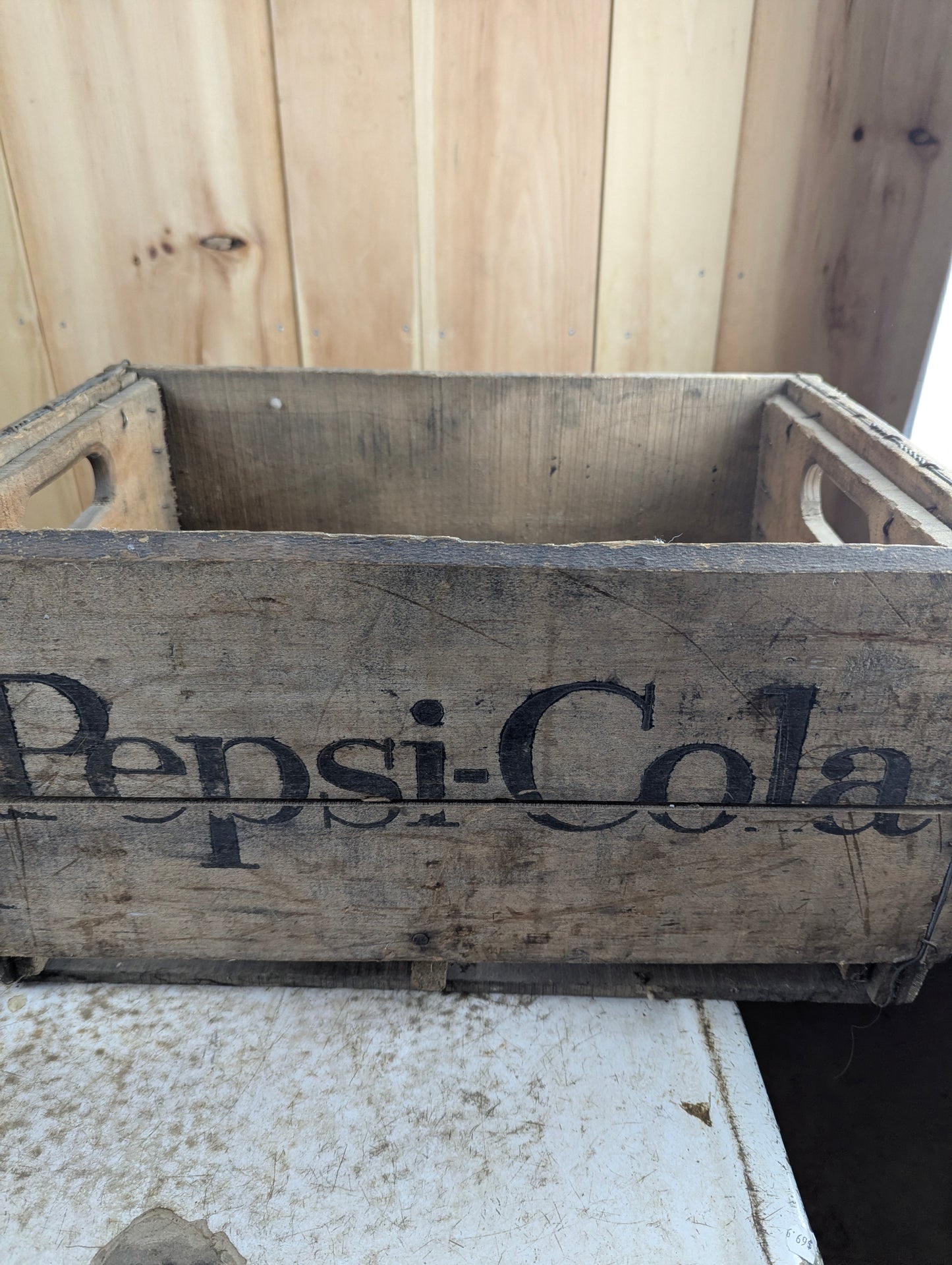 1970 Pepsi-Cola Wood Crate - view 4