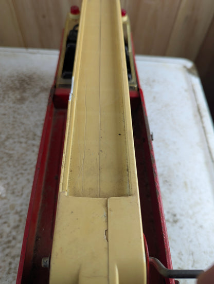 1970s Tonka Pressed Steel Aerial Swivel Ladder #2 Red Fire Truck - view 10
