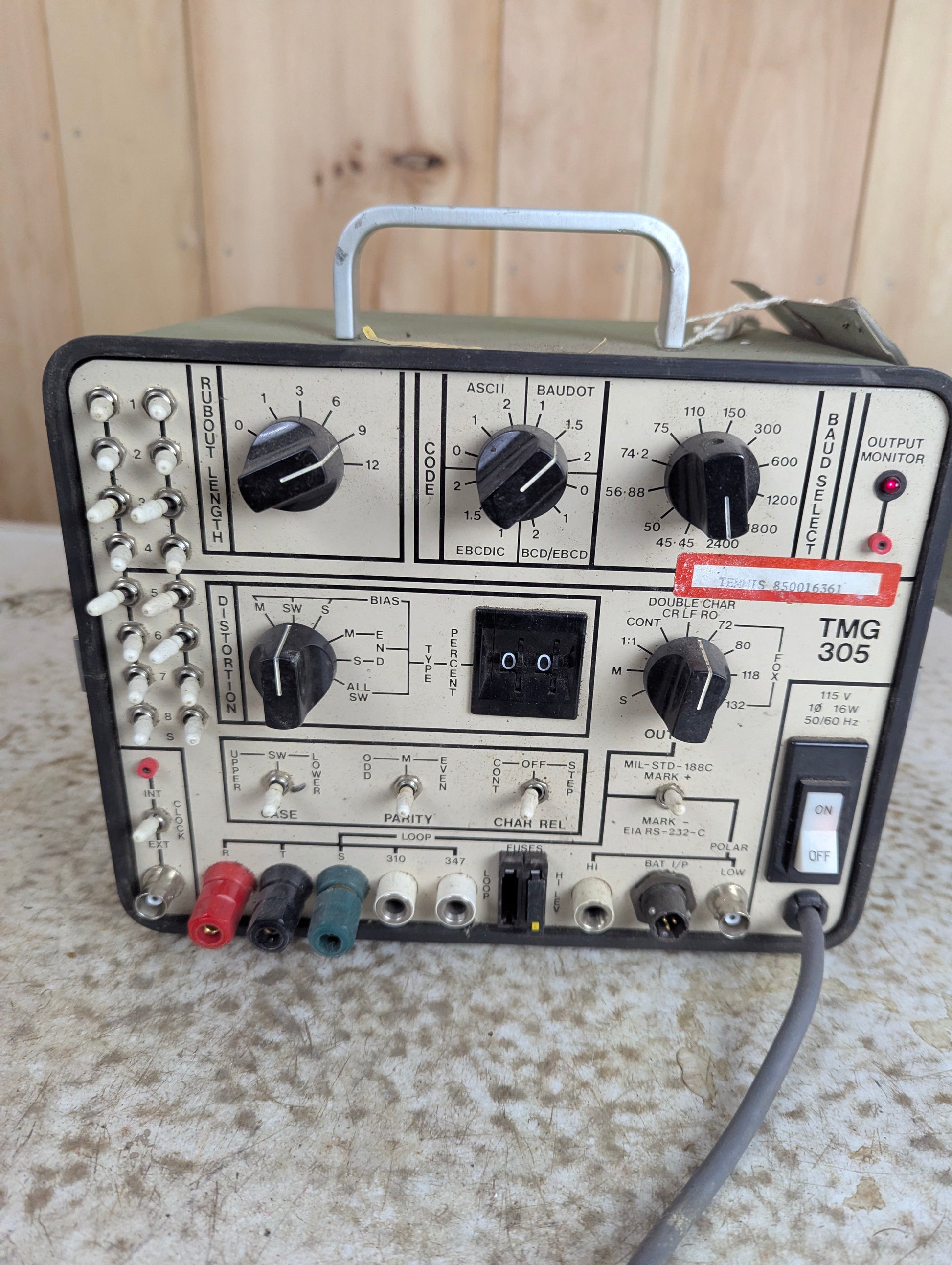 1980’s Test Message Generator for Teletype Machines