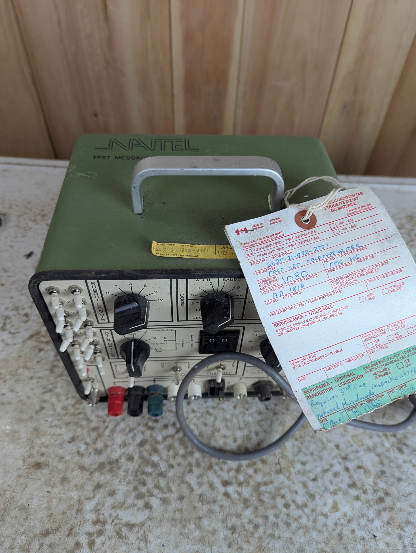 1980’s Test Message Generator for Teletype Machines - view 2