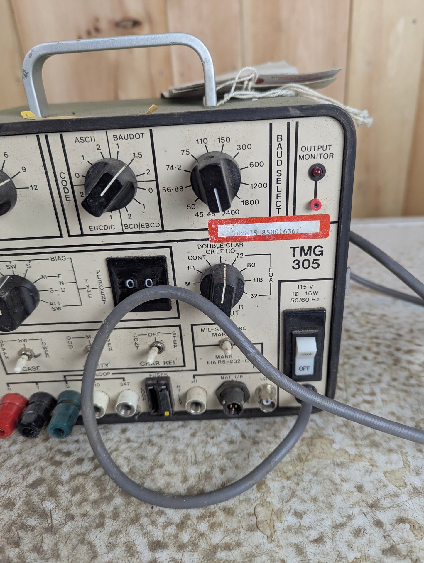 1980’s Test Message Generator for Teletype Machines - view 4