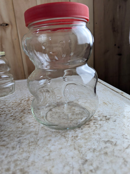 1980s Bear Kraft Peanut Butter Jar with Lid - view 3