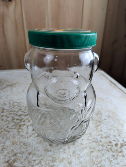 1980s Bear with Peanut Kraft Peanut Butter Jar with Lid - view 2
