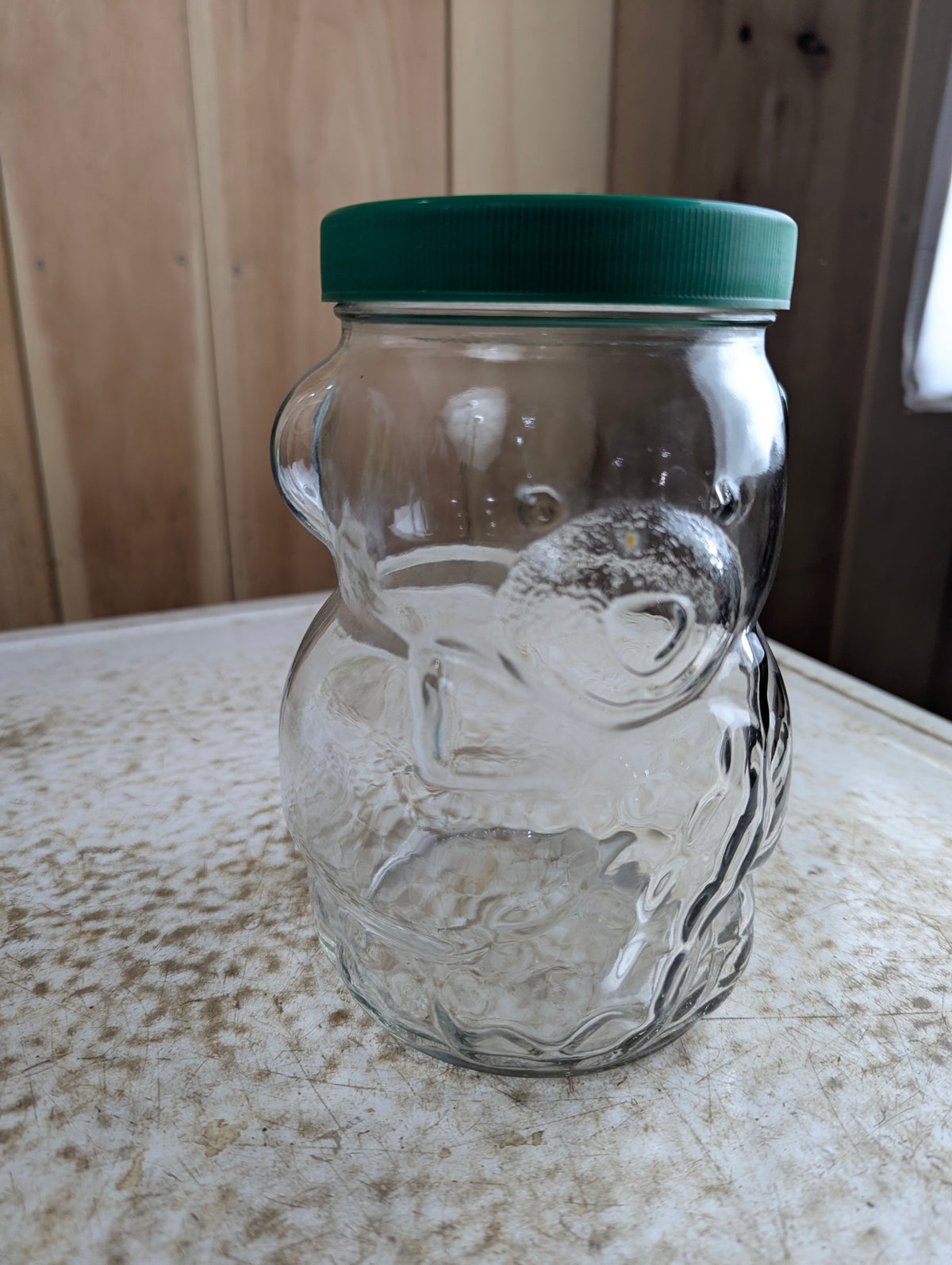 1980s Bear with Peanut Kraft Peanut Butter Jar with Lid - view 3