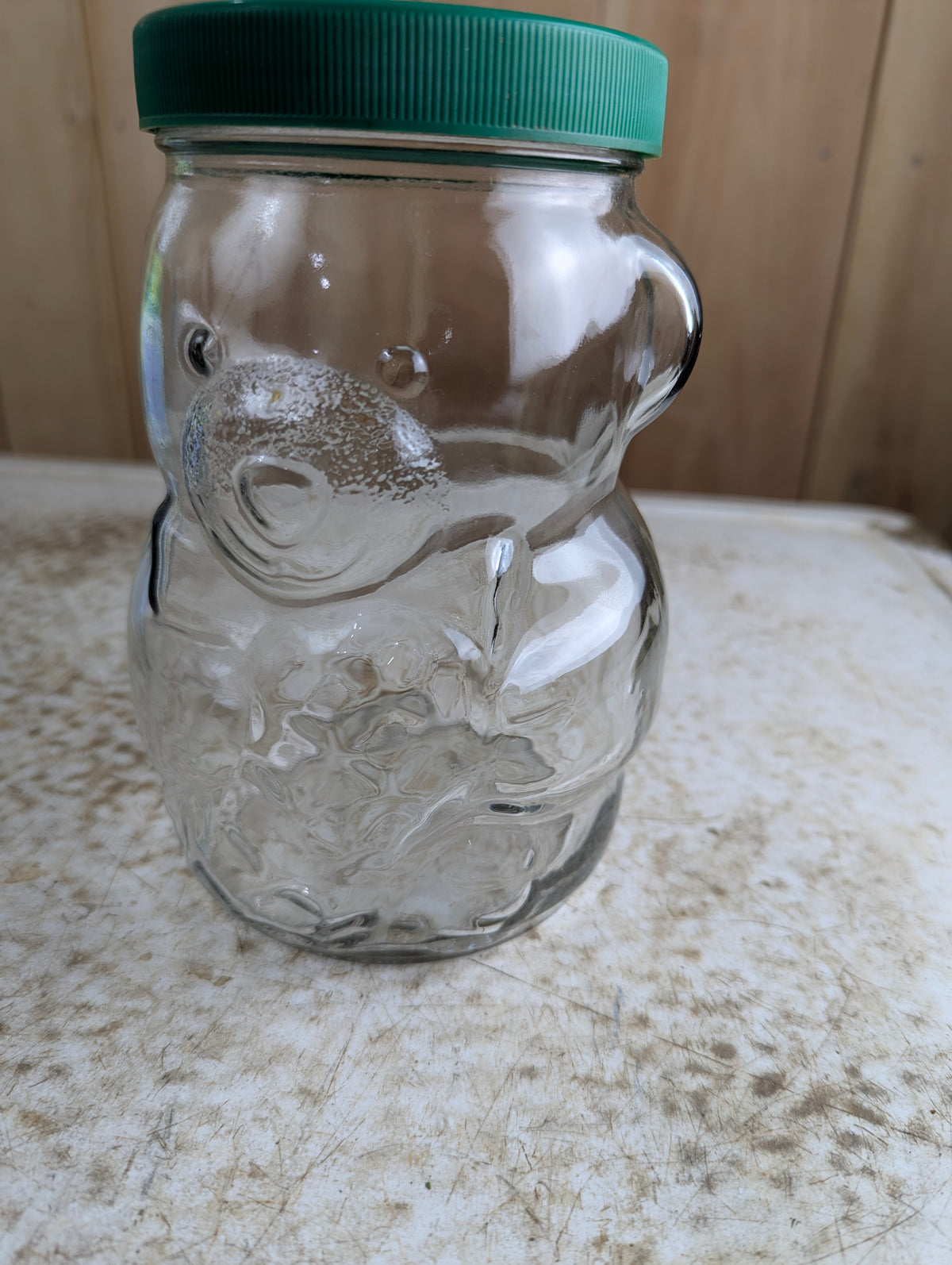 1980s Bear with Peanut Kraft Peanut Butter Jar with Lid - view 4