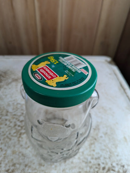 1980s Bear with Peanut Kraft Peanut Butter Jar with Lid - view 5