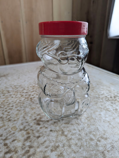 1980s Granny Bear Kraft Peanut Butter Jar with Lid - view 2