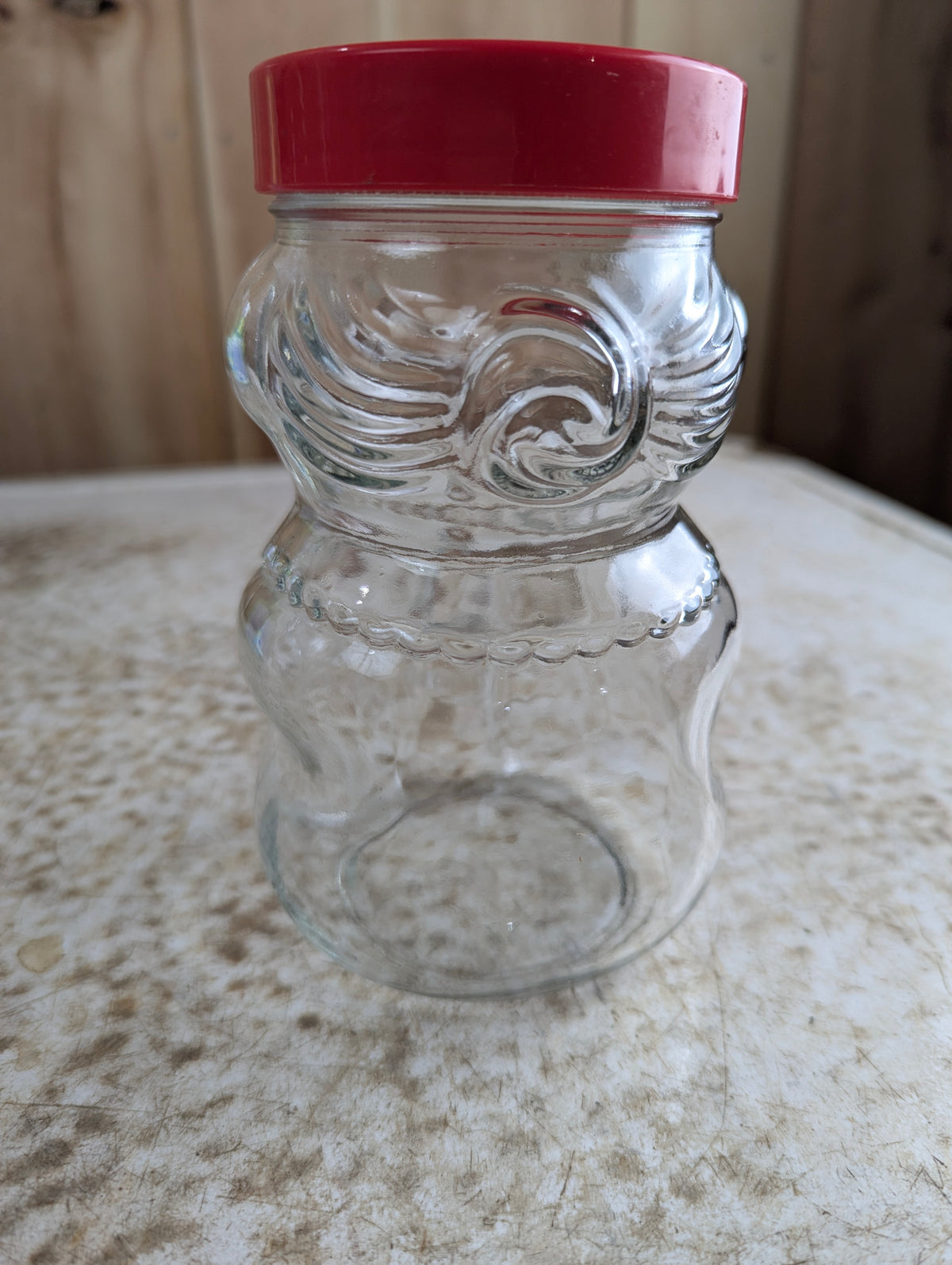 1980s Granny Bear Kraft Peanut Butter Jar with Lid - view 5