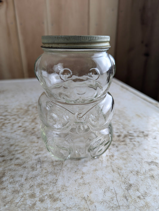 1988 Baby Bear Kraft Peanut Butter Jar with Lid