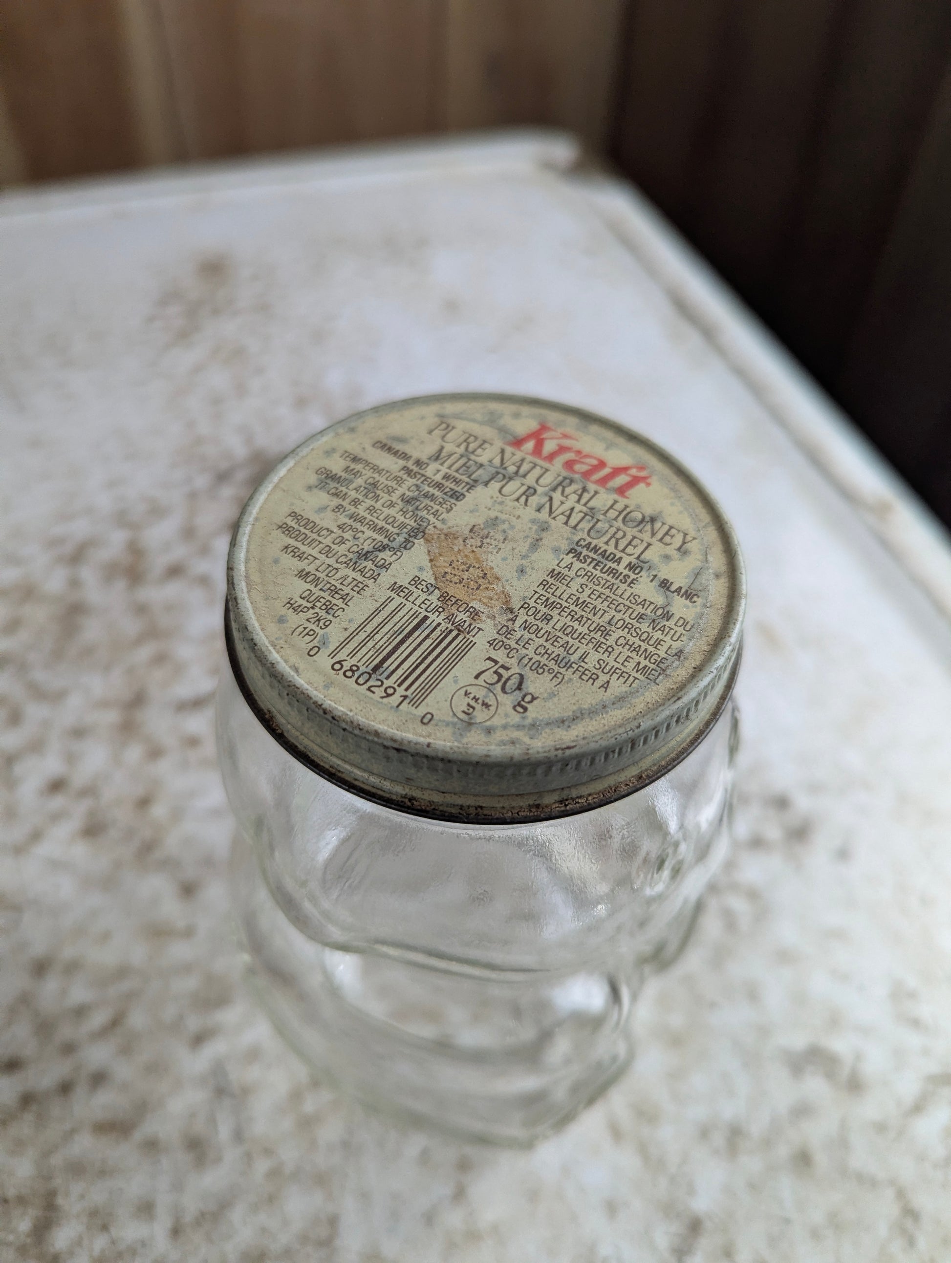 1988 Baby Bear Kraft Peanut Butter Jar with Lid - view 3