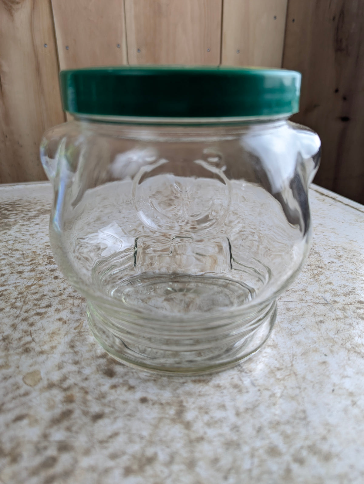1989 Bear Head Kraft Peanut Butter Jar with Lid - view 4