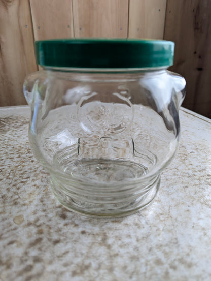 1989 Bear Head Kraft Peanut Butter Jar with Lid - view 4