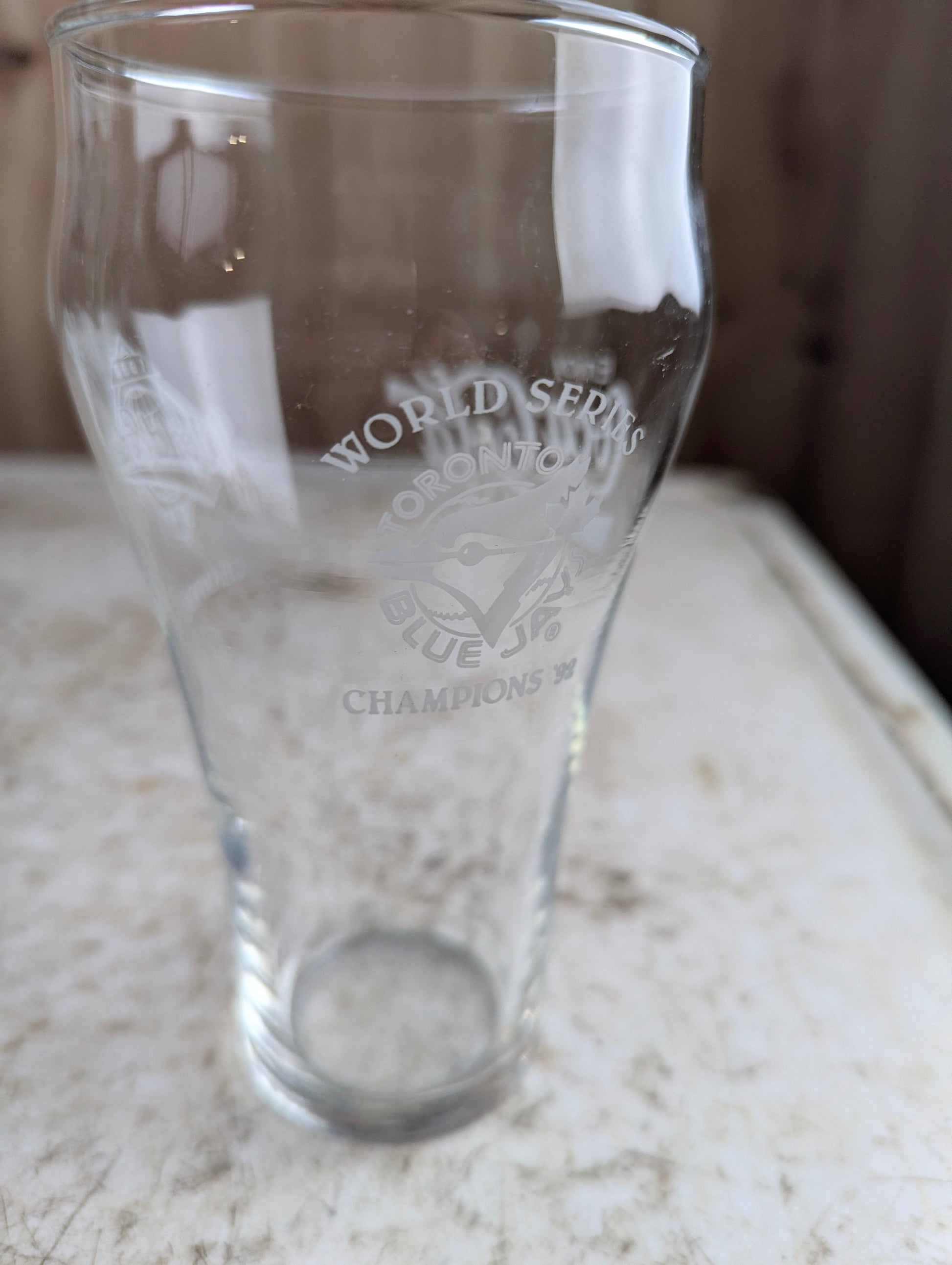 1992 Blue Jays World Series Coca-Cola Collectable Glass - view 2
