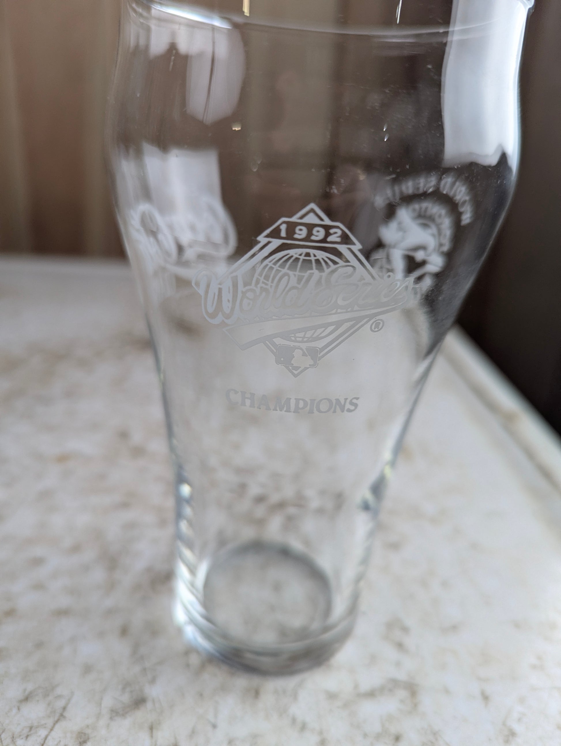 1992 Blue Jays World Series Coca-Cola Collectable Glass - view 3