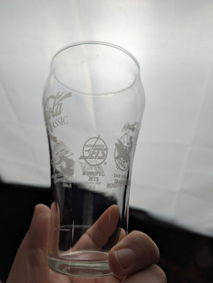 1993 Smythe Division Stanley Cup 100 Anniversary Coca-Cola Collectable Glass - view 3