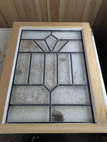 20" x 25.5" Leaded Glass Window - view 5