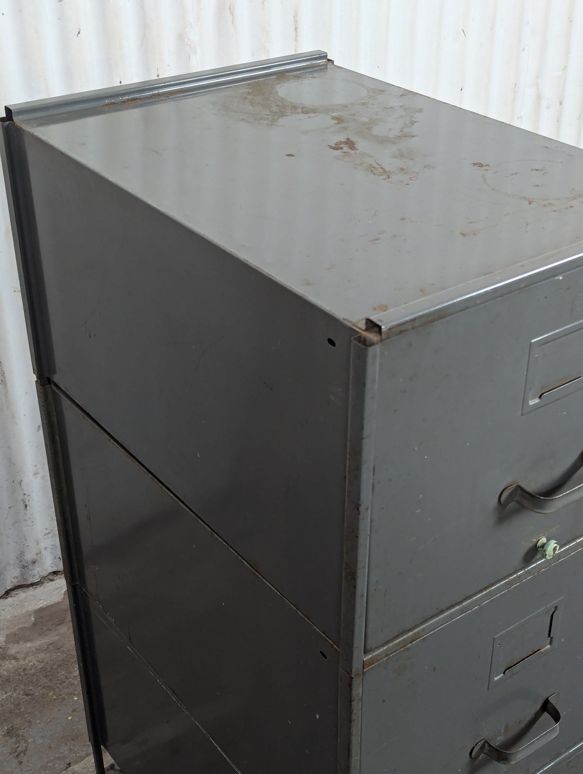3 Drawer Metal Filing Cabinet - view 2