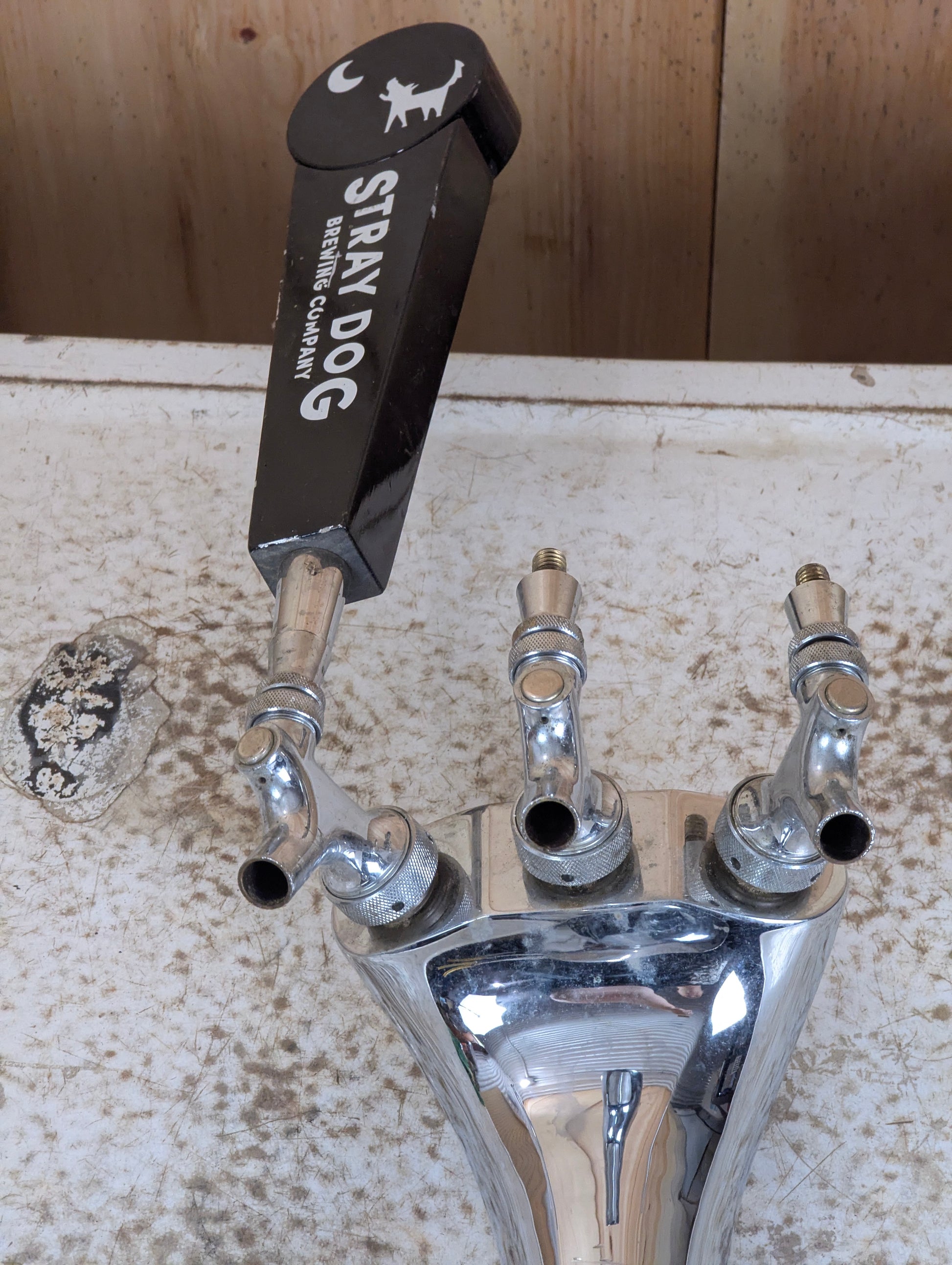 3 Tap Cobra Style Draft Beer Tower