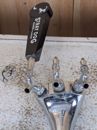 3 Tap Cobra Style Draft Beer Tower