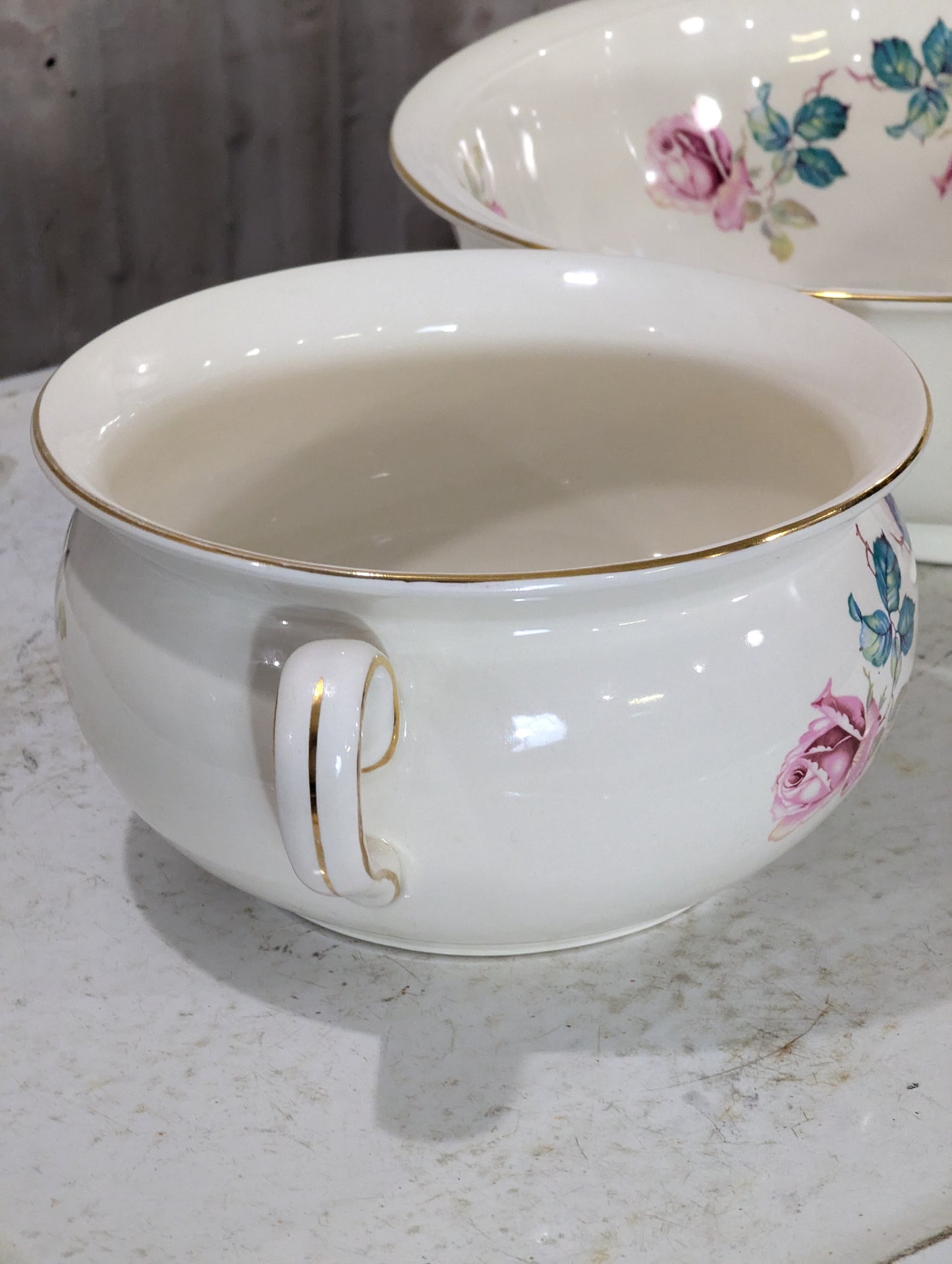4 Pc. Vintage Burleigh Ware Ceramic Wash Stand Set - view 5
