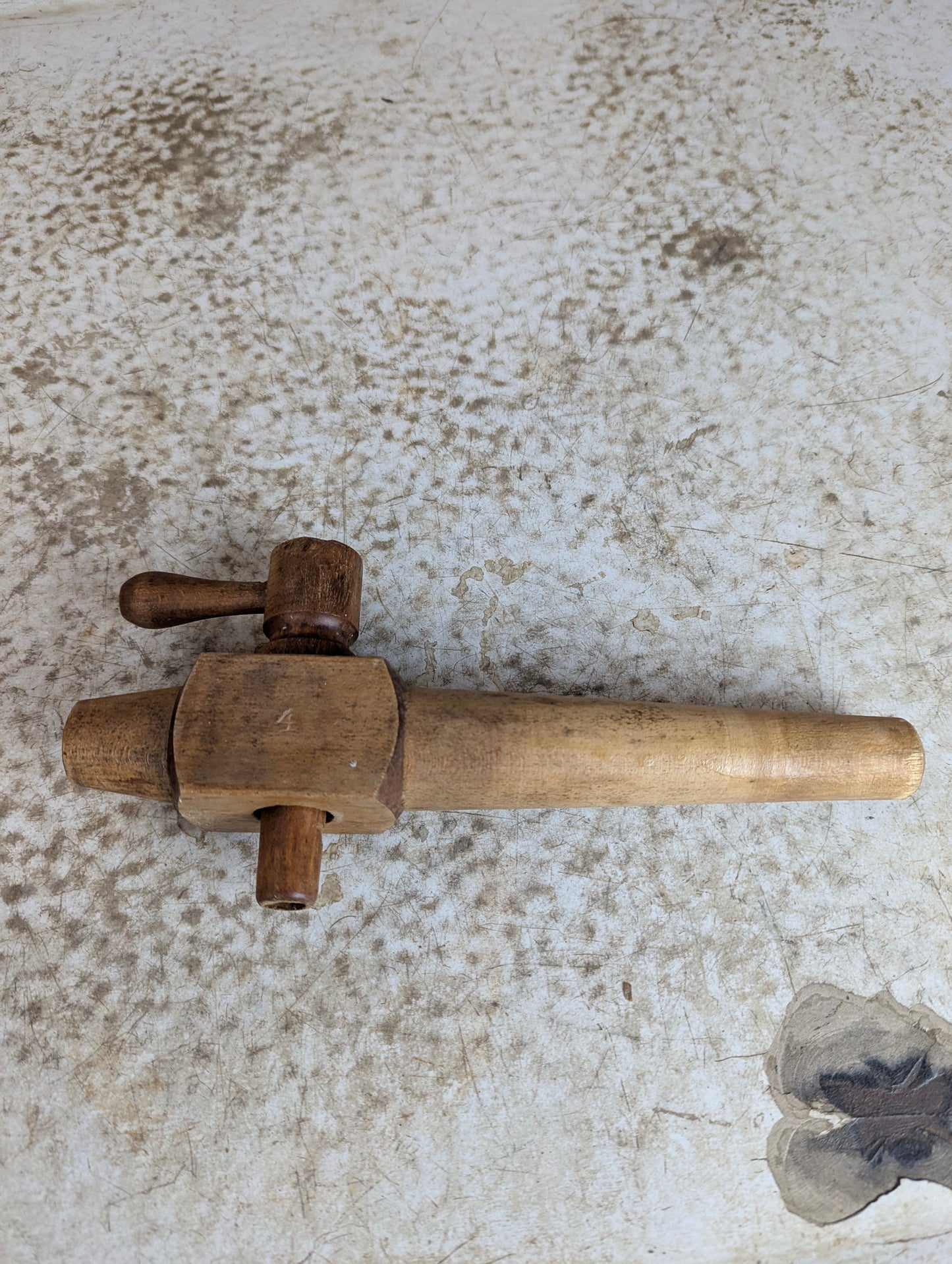 #4 Vintage Wooden Redlich’s Barrel Spigot Beer Wine Cask Tap - view 3