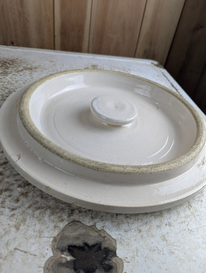 #6 Stoneware Crock Lid - view 2