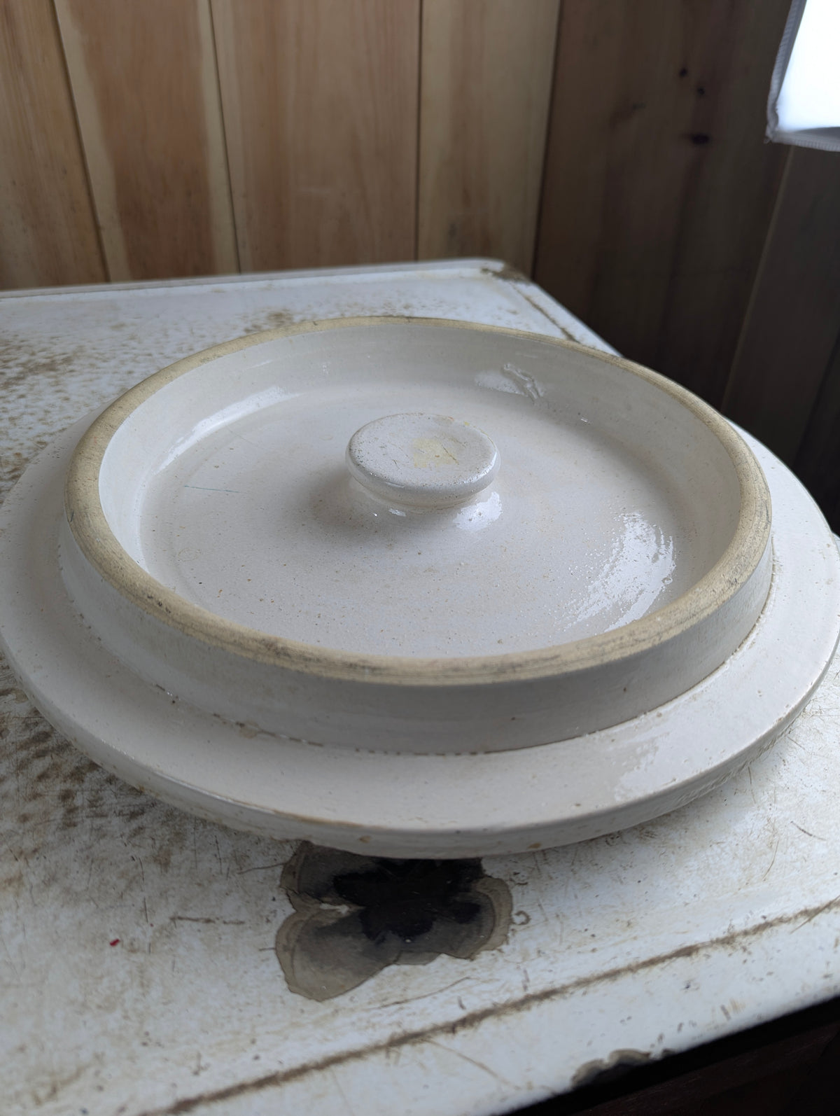 #8 Stoneware Crock Lid