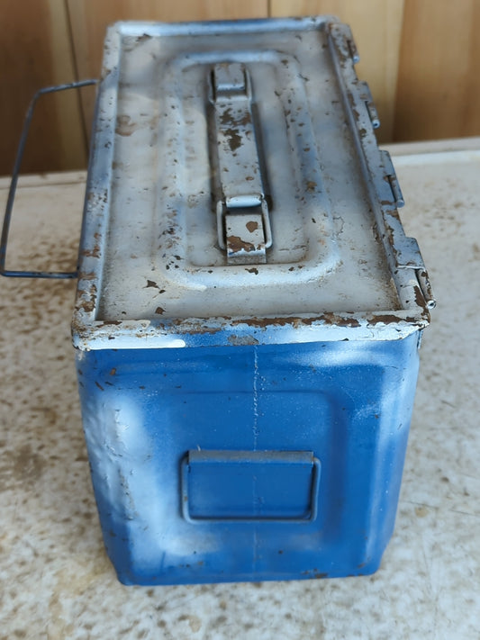 Vintage Metal Ammo Box
