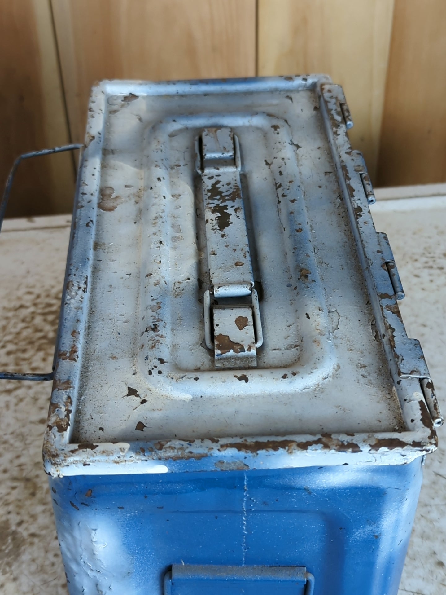 Vintage Metal Ammo Box
