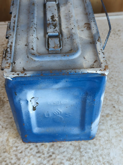 Vintage Metal Ammo Box