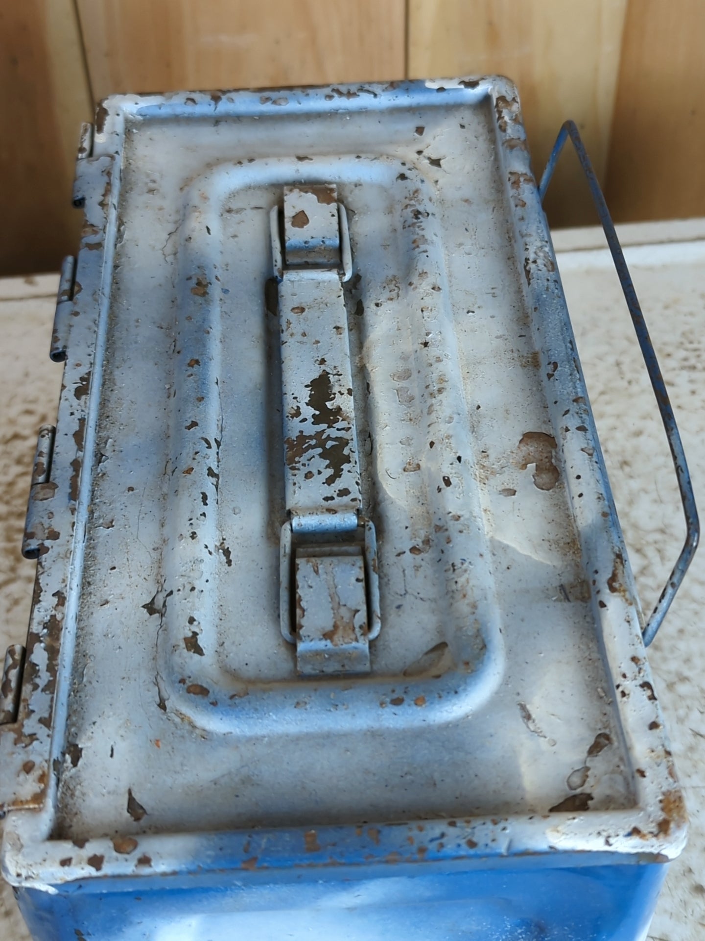 Vintage Metal Ammo Box