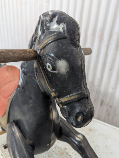 Vintage Metal Horse (missing rocking horse frame)