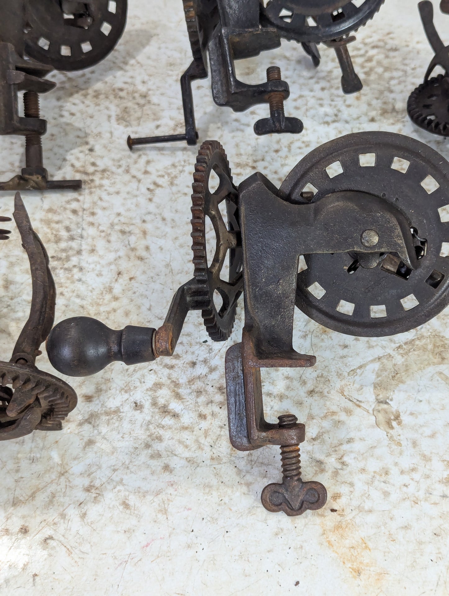 Vintage Cast Iron Apple Peelers