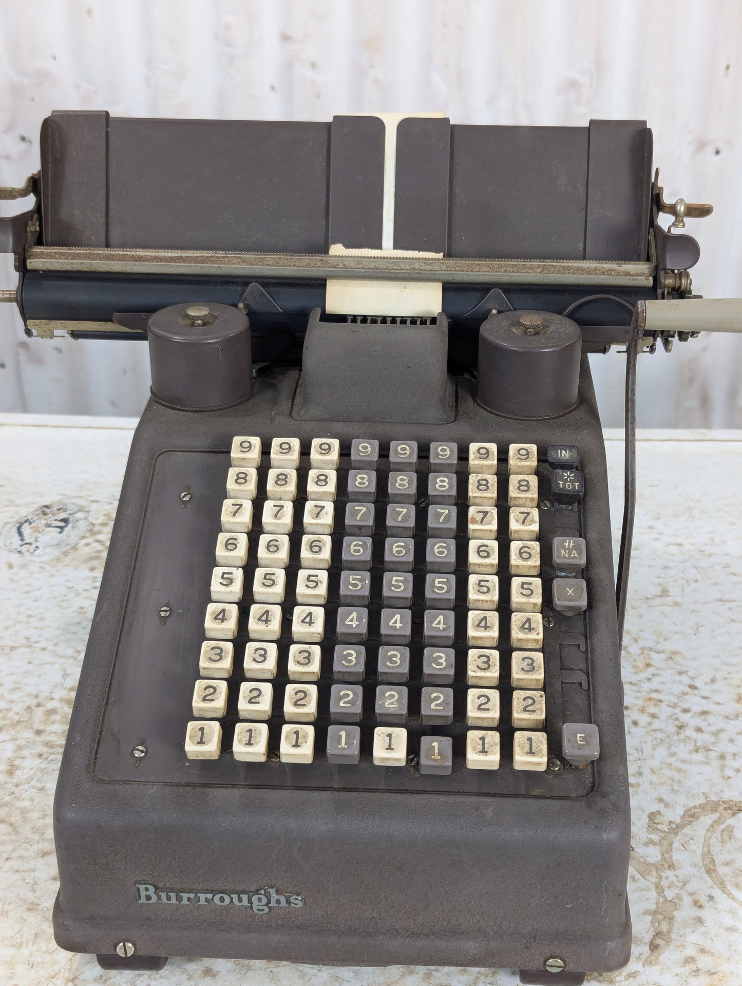 Vintage Burroughs Adding Machine