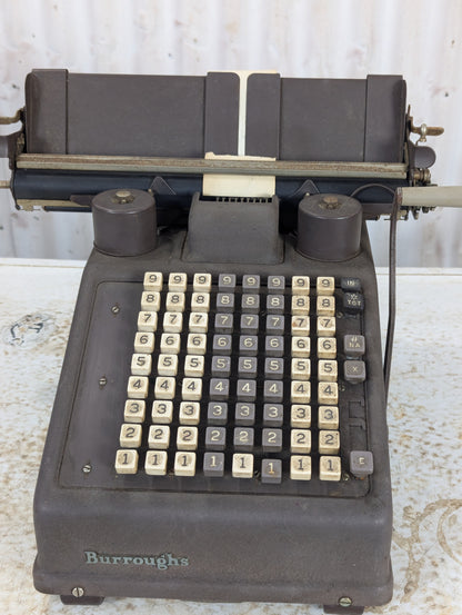 Vintage Burroughs Adding Machine