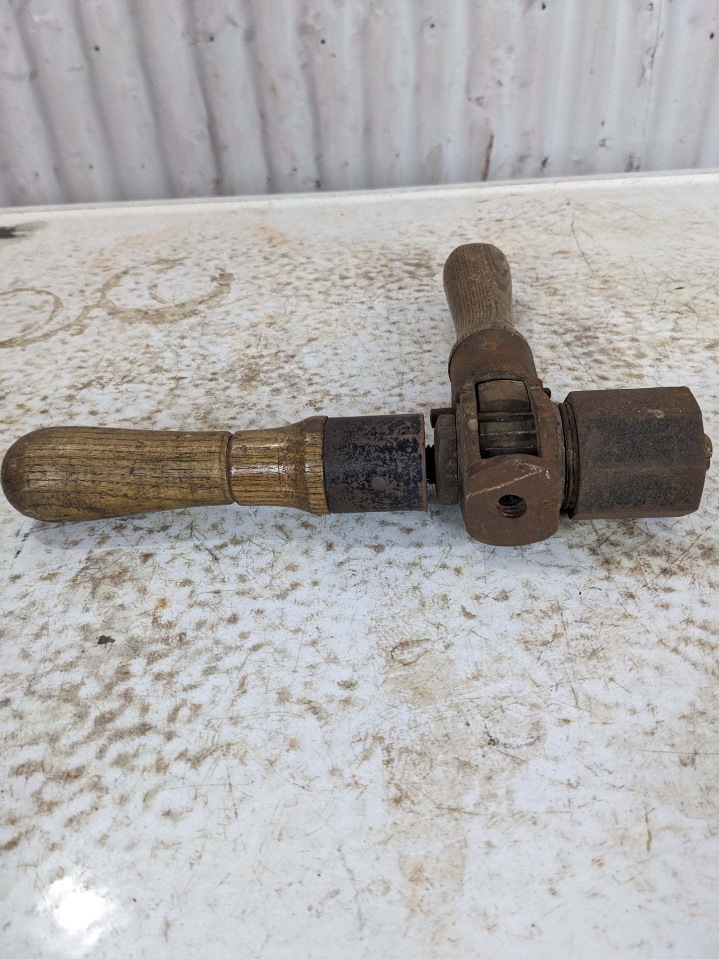 Antique Wooden Drill Reamer