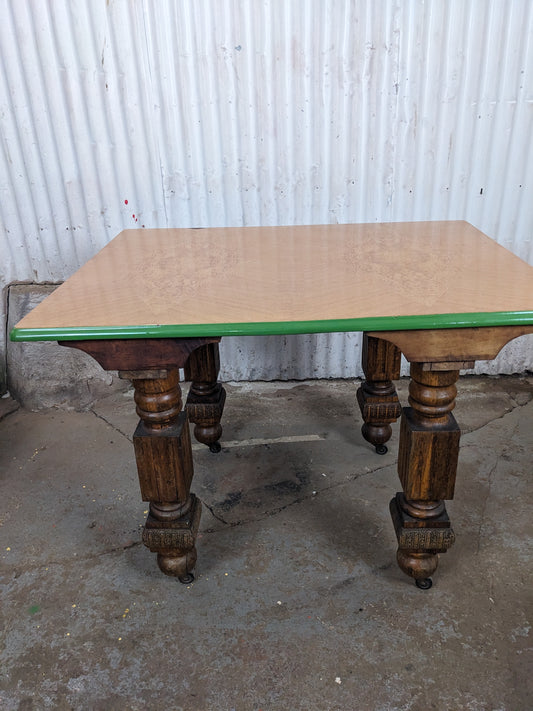 Vintage Enamel Topped Table