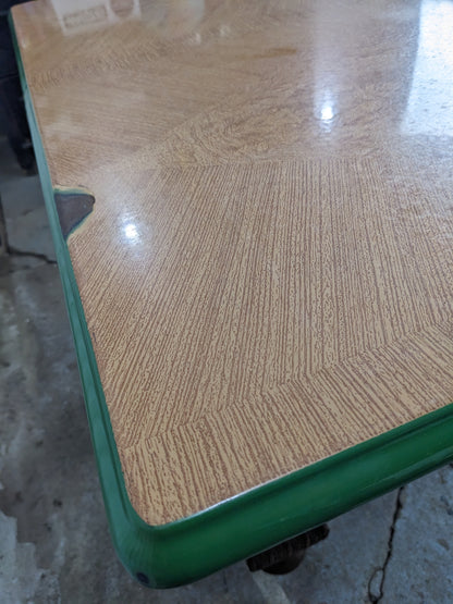 Vintage Enamel Topped Table