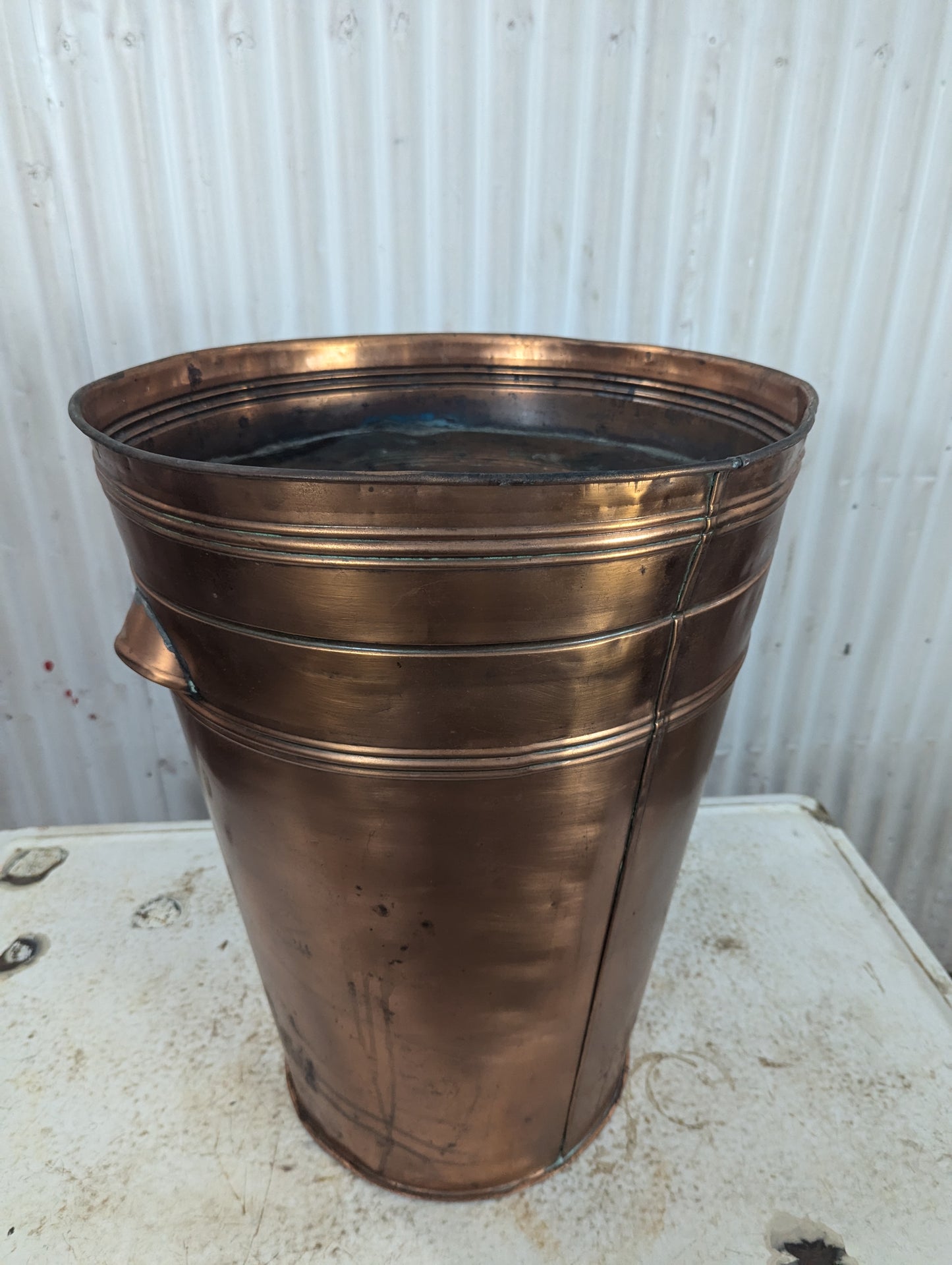 Copper Planter Stand