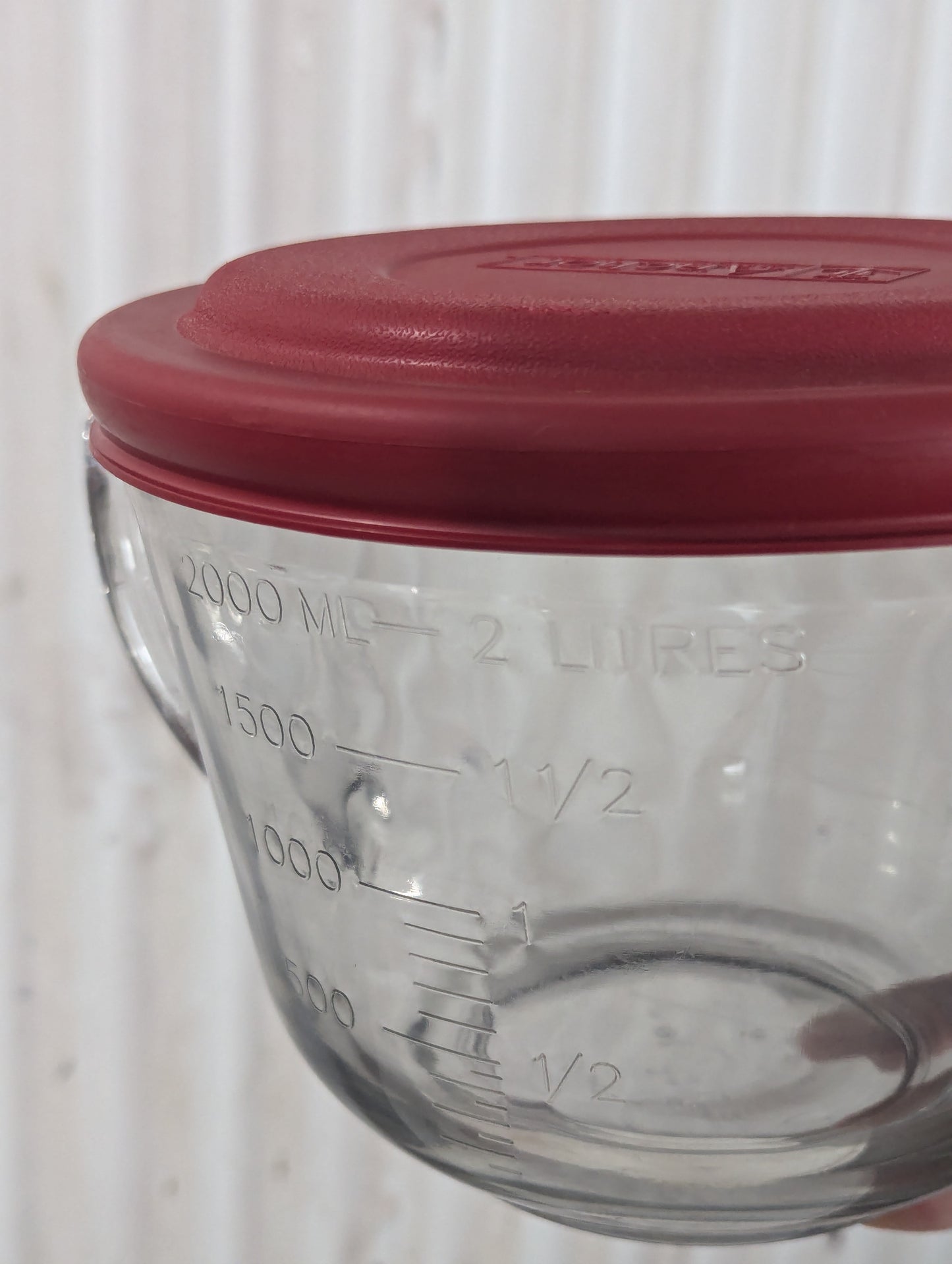 2 Qt. Anchor Hocking Glass Batter Bowls with Lids