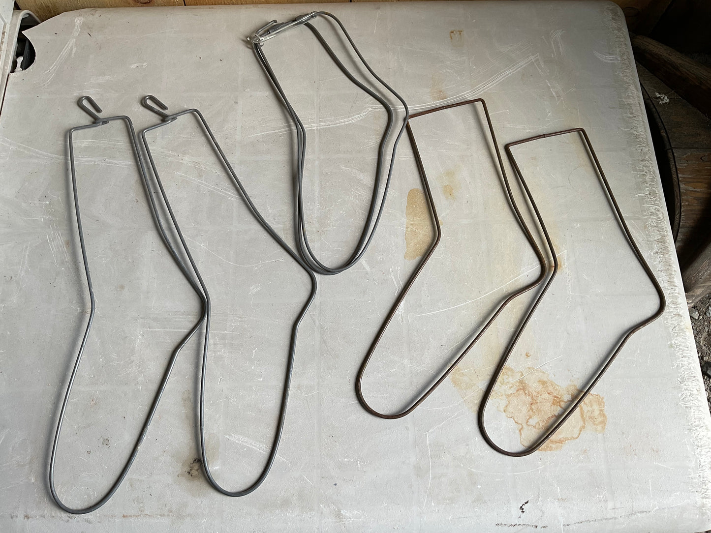 Pairs of Vintage Wire Sock Stretchers