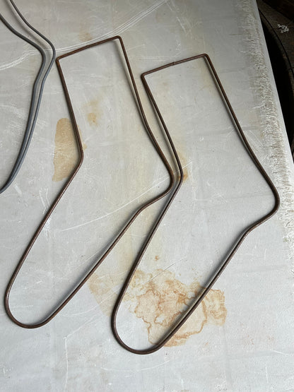 Pairs of Vintage Wire Sock Stretchers