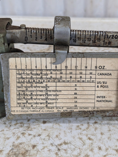 Vintage 1960’s Triner Postal Scale